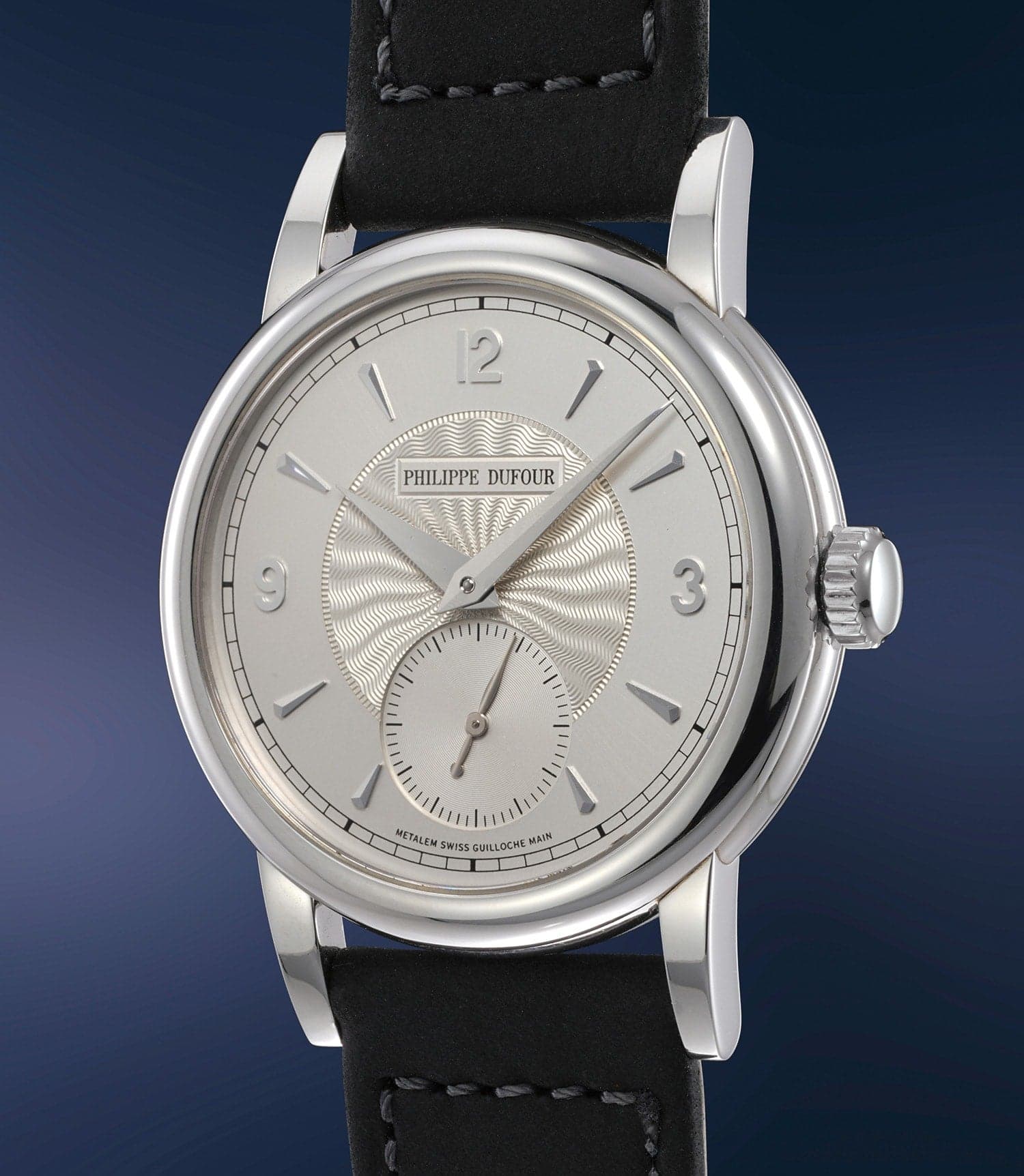 Simplicity 37mm Platinum, Guilloché Dial (No. 57) — simplicity-37-platinum-no-57