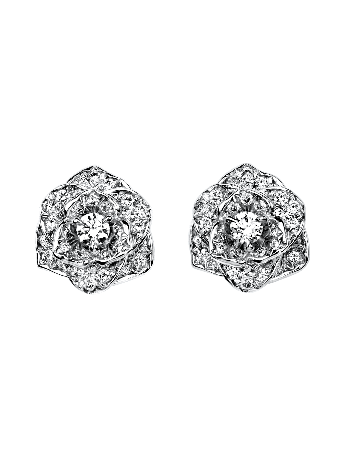 Rose earrings — G38U0048
