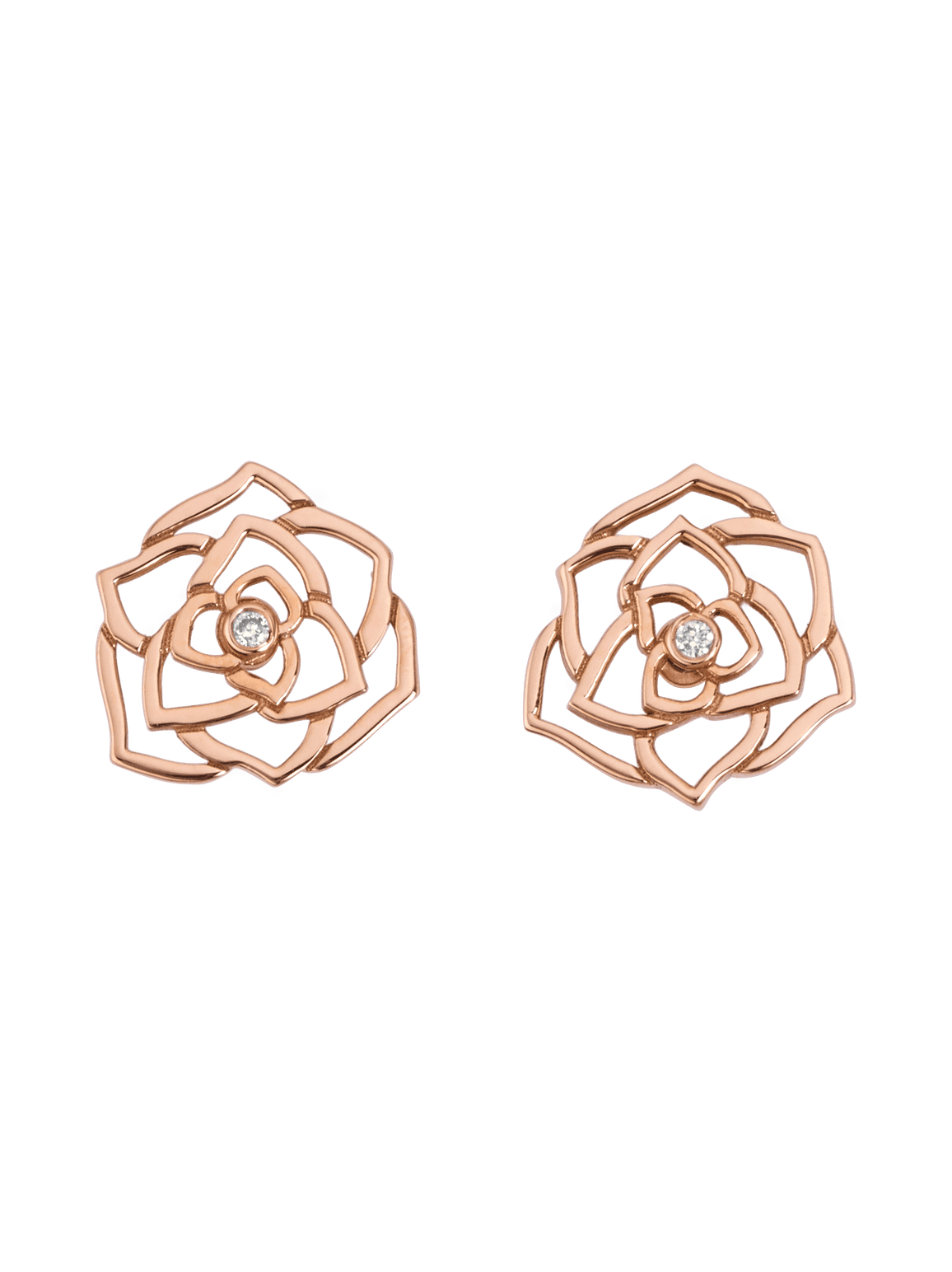 Rose earrings — G38U0069