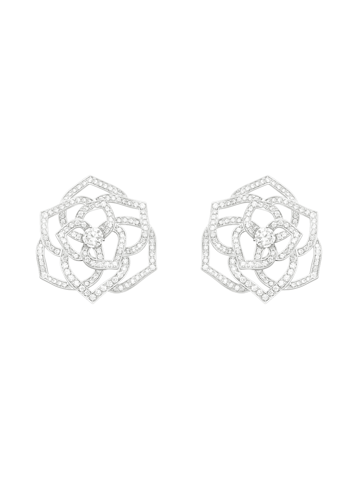 Rose earrings — G38U0082