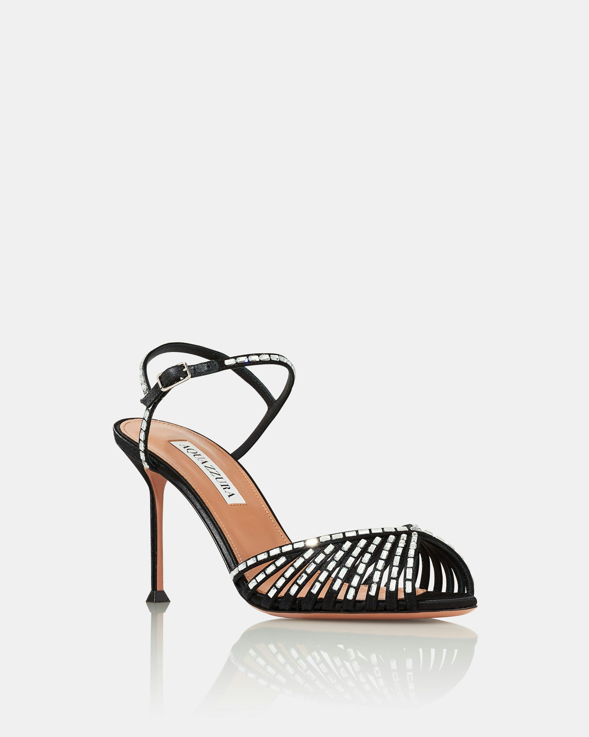 Hold Me Crystal Sandal 85 — HMCMIDS0-SAT-000