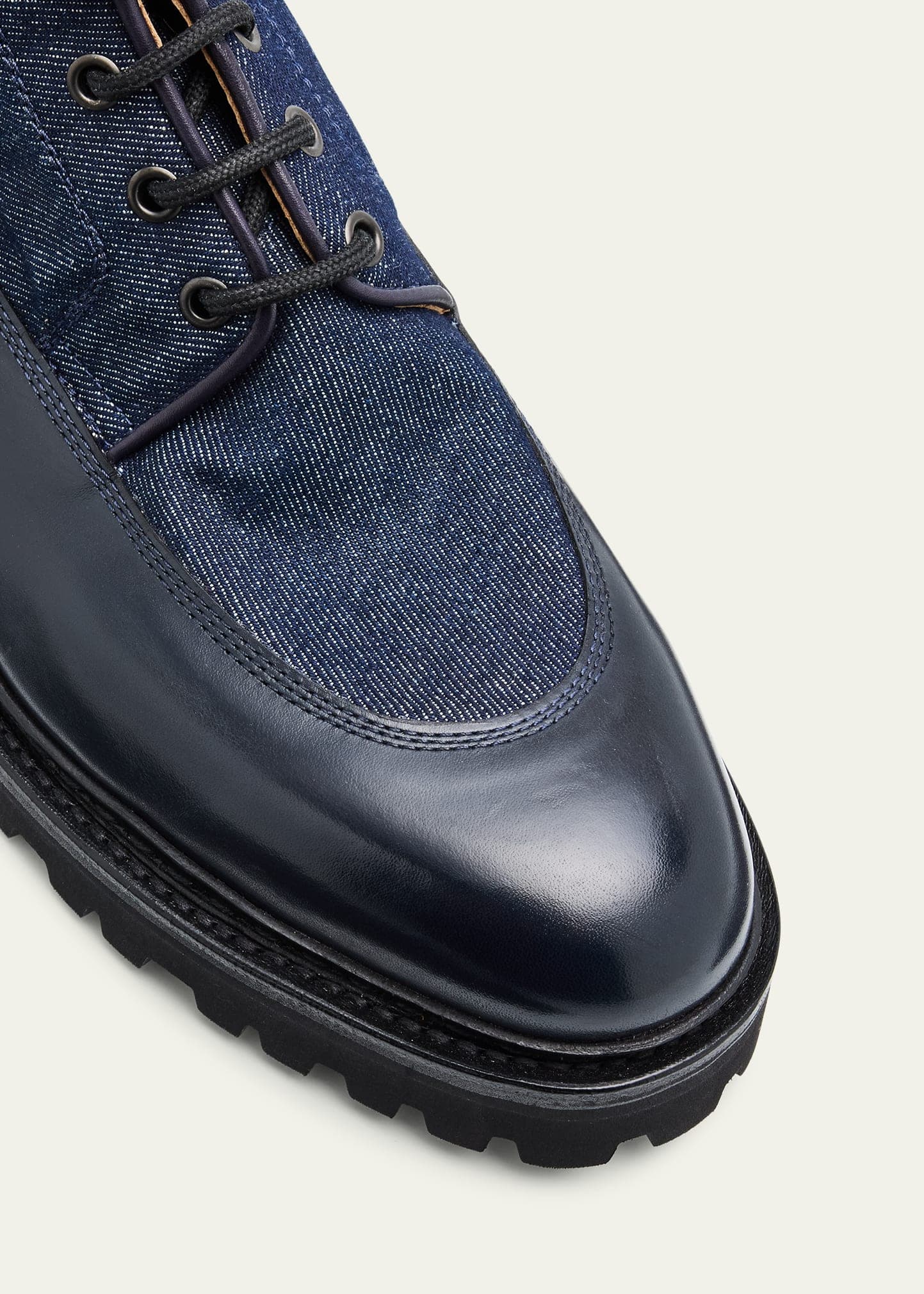 Peak — Dew hide, Hilly Rubber Sole — peak-dew-hide-calf-hilly-rubber-sole