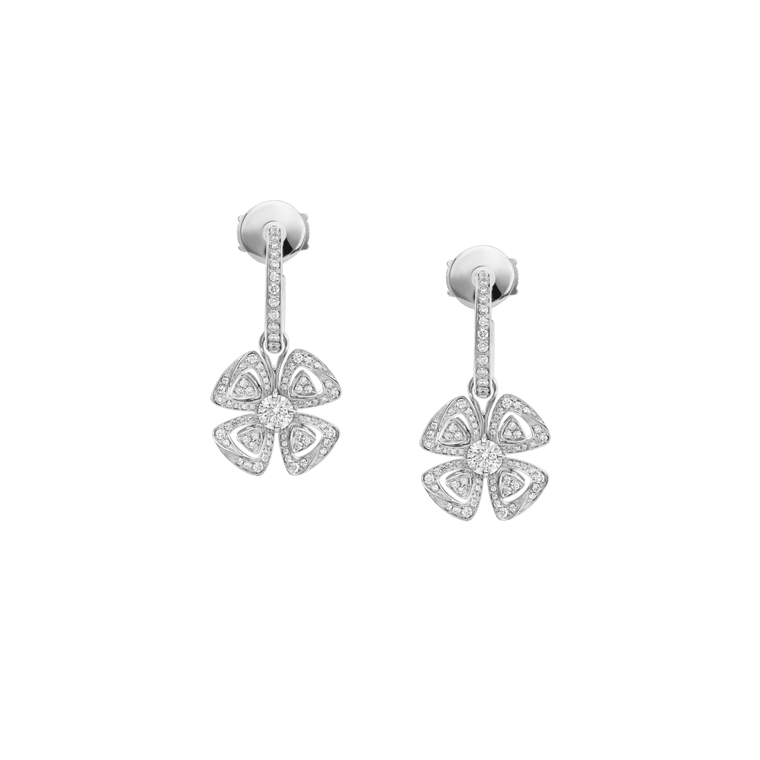 Fiorever Earrings — White gold, diamonds — OR858830
