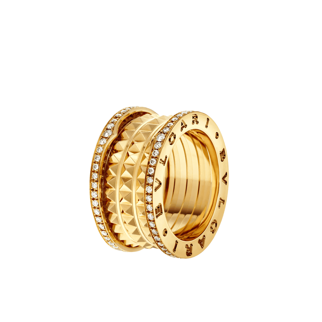 B.zero1 Ring — Yellow gold, diamonds — AN859026