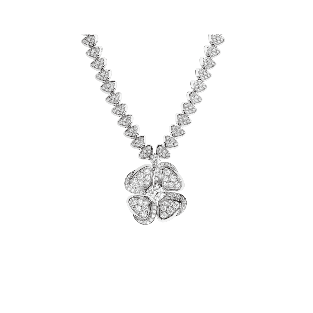 Fiorever Necklace — White gold, diamonds — CL858889