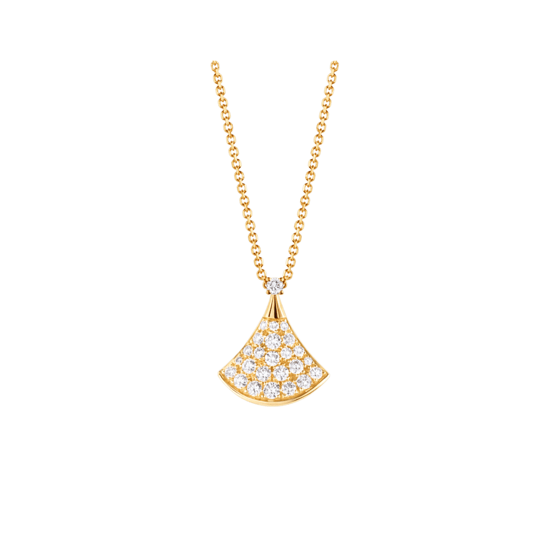 DIVAS’ DREAM Necklace — Yellow gold, diamonds — CL858989