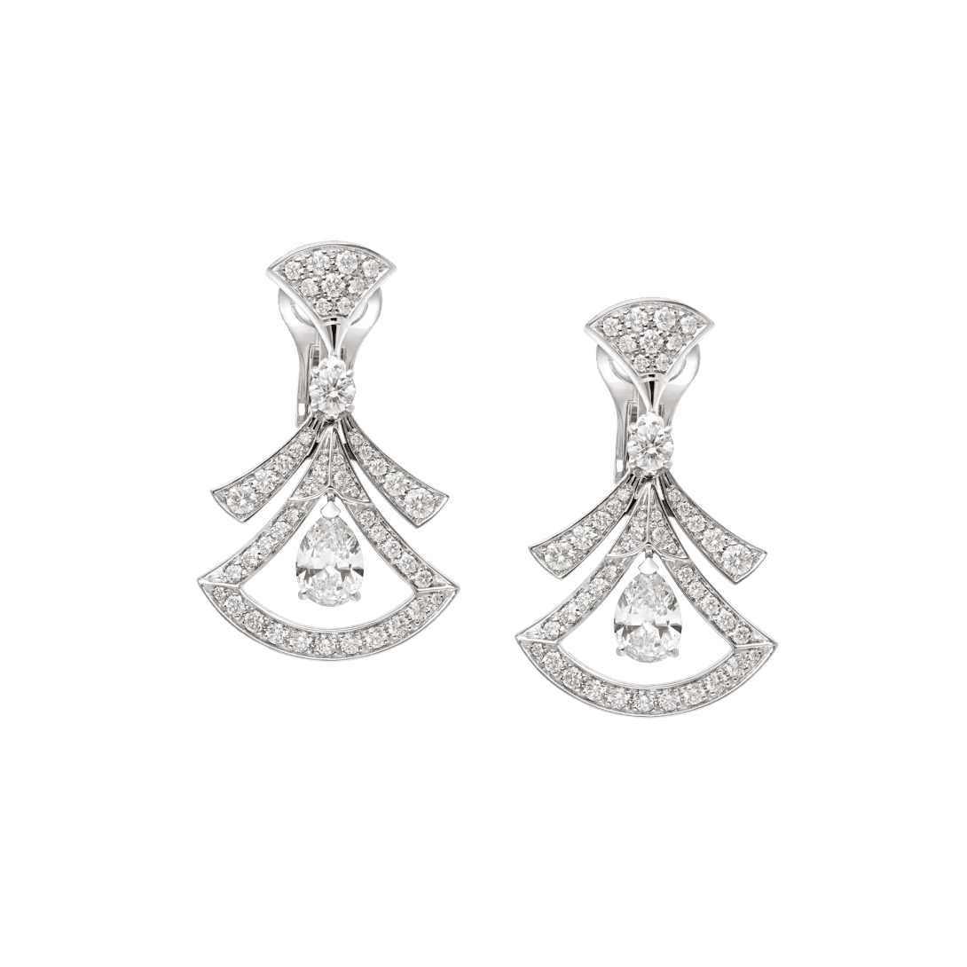 DIVAS’ DREAM Earrings — White gold, diamonds — OR859155