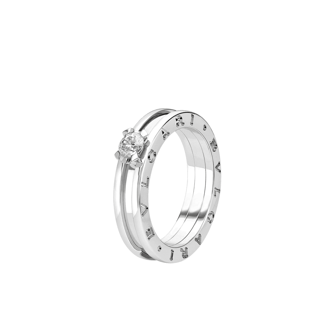 B.zero1 Ring — White gold, diamonds — AN859346