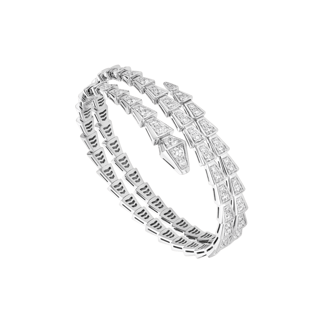 Serpenti Viper Bracelet — White gold, diamonds — BR858795