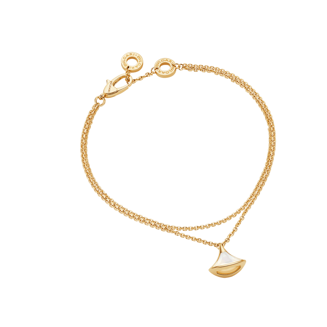 DIVAS’ DREAM Bracelet — Yellow gold, mother of pearl — BR859361