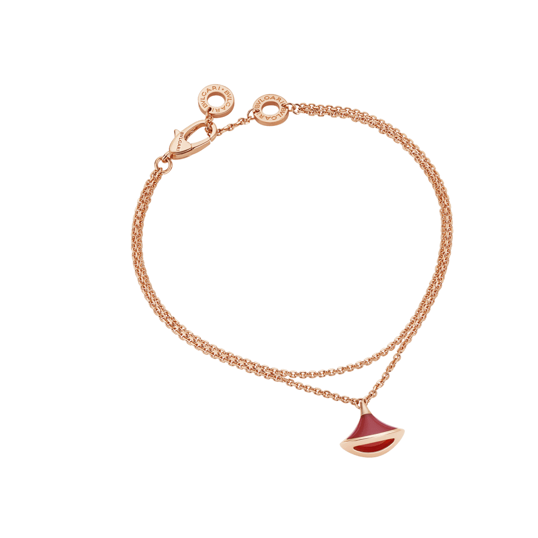 DIVAS’ DREAM Bracelet — Rose gold, carnelian — BR859362