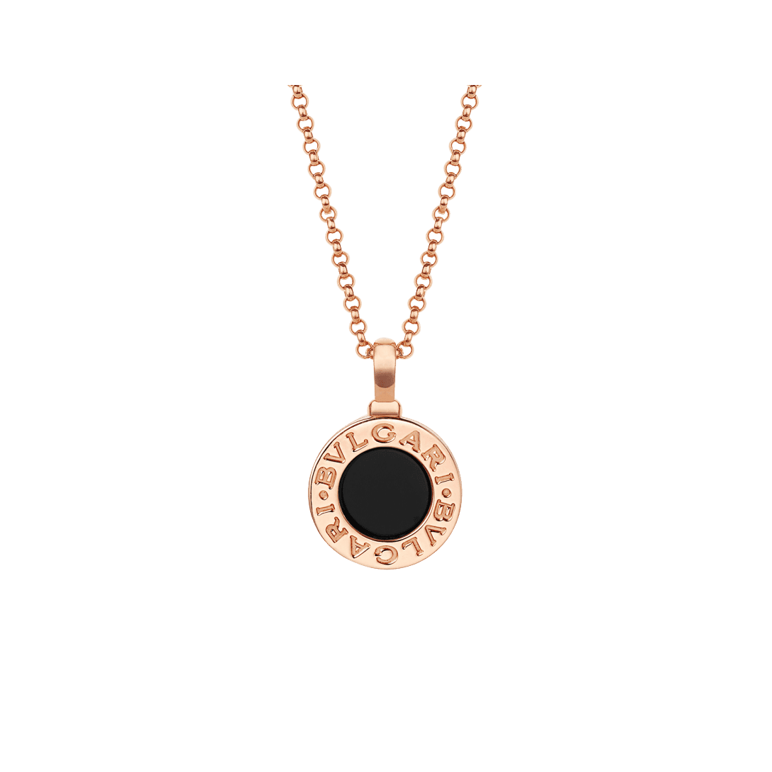 BVLGARI BVLGARI Necklace — Rose gold, onyx — CL859667
