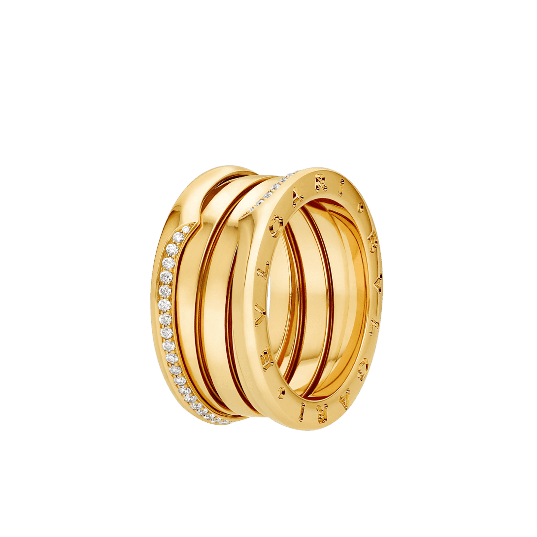 B.zero1 Ring — Yellow gold, diamonds — AN859655
