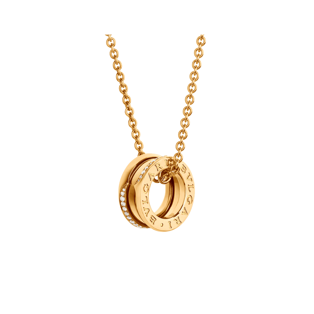 B.zero1 Necklace — Yellow gold, diamonds — CL859658