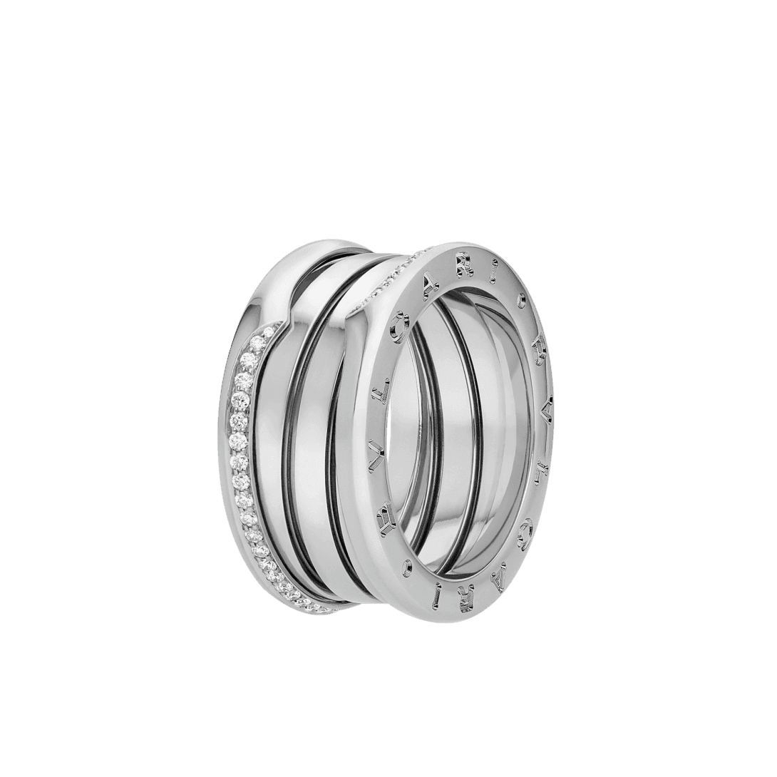 B.zero1 Ring — White gold, diamonds — AN859830