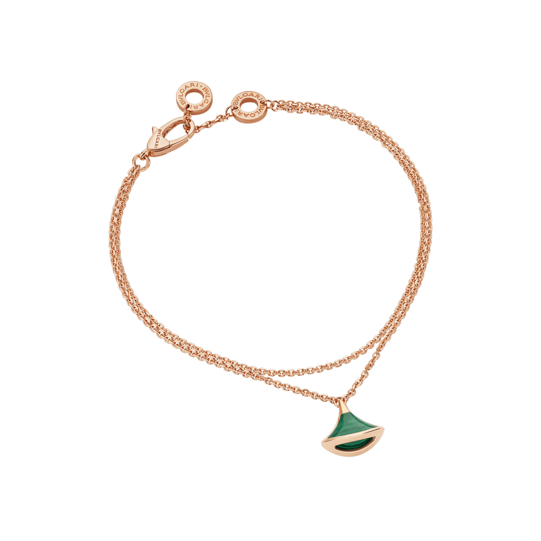 DIVAS’ DREAM Bracelet — Rose gold, malachite — BR859108