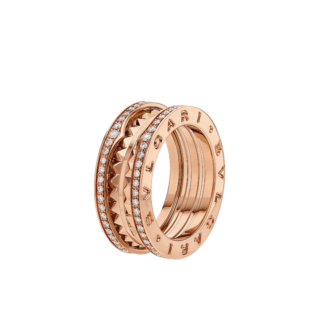 B.zero1 Ring — Rose gold, diamonds — AN859833