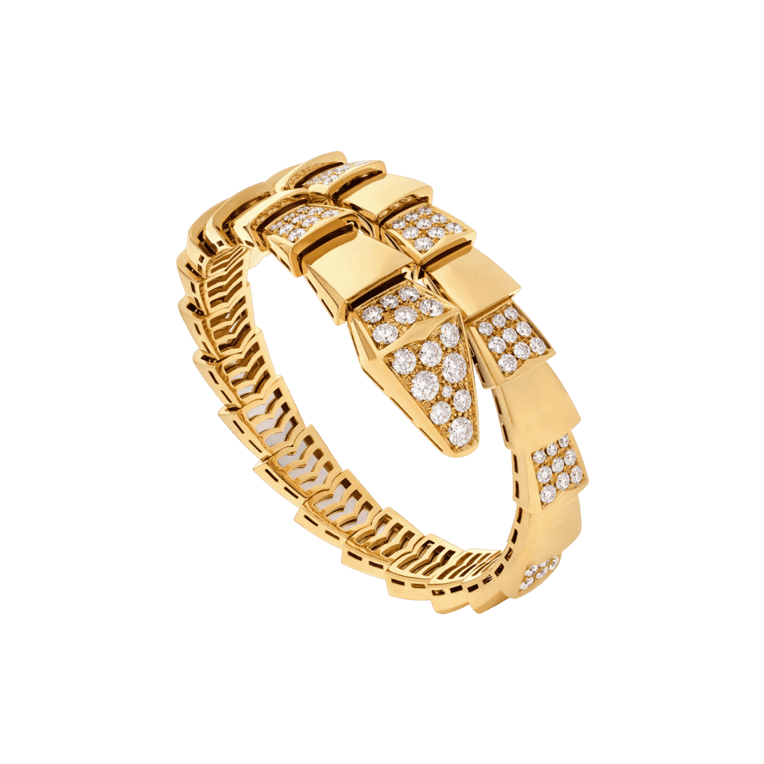 Serpenti Scaglie Bracelet — Yellow gold, diamonds — BR860184