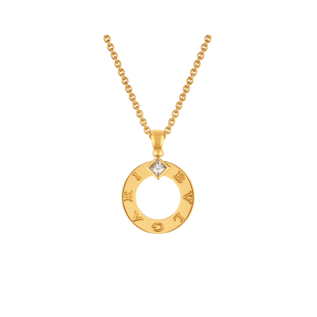 BVLGARI BVLGARI Necklace — Yellow gold, diamonds — CL860104