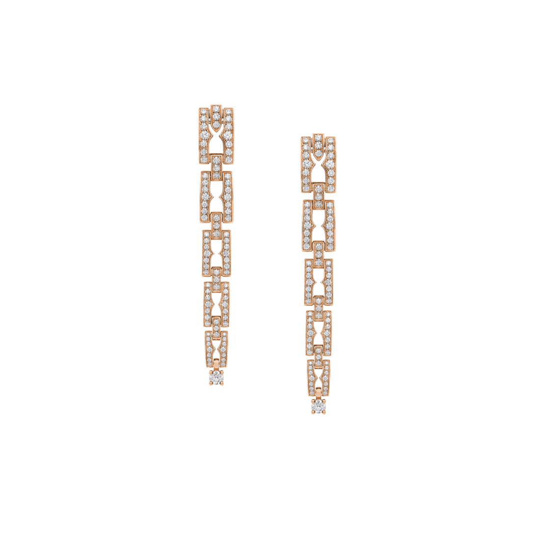 B.zero1 Earrings — Rose gold, diamonds — OR860130