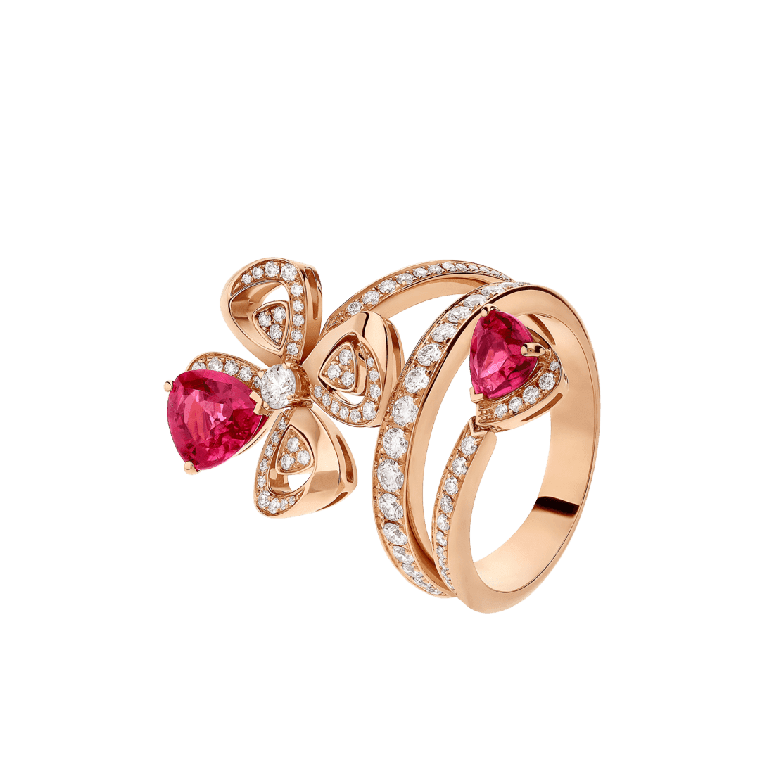 Fiorever Ring — Rose gold, diamonds, pink rubellite — AN859737