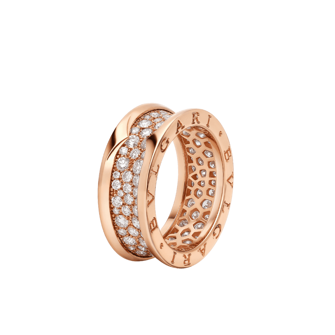 B.zero1 Ring — Rose gold, diamonds — AN860150