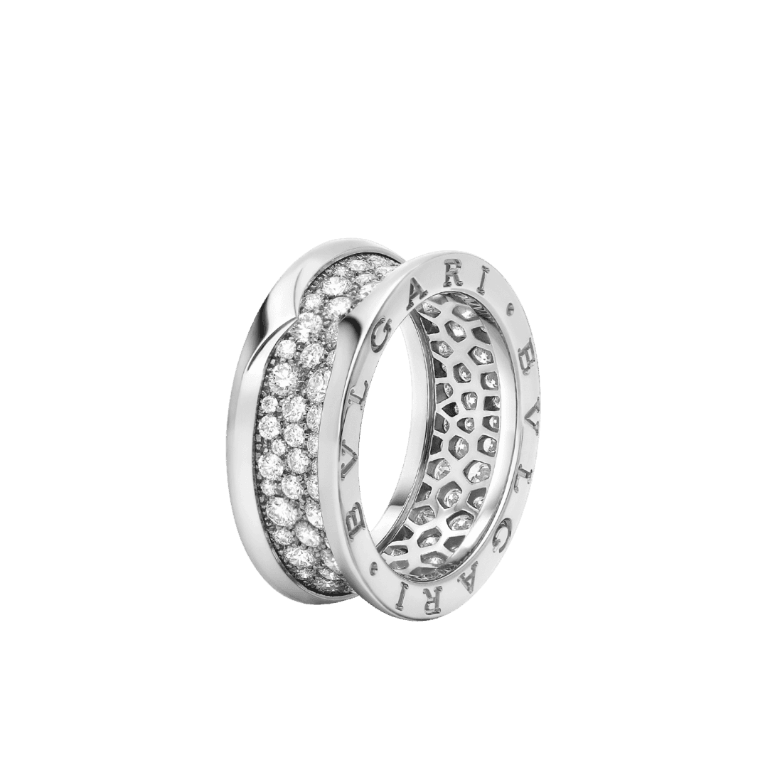 B.zero1 Ring — White gold, diamonds — AN860154