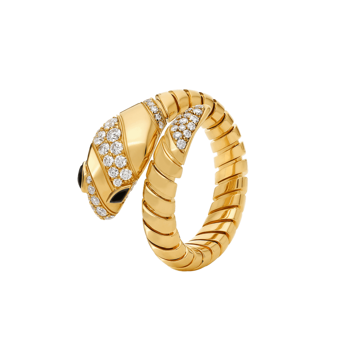 Serpenti Tubogas Ring — Yellow gold — AN859785