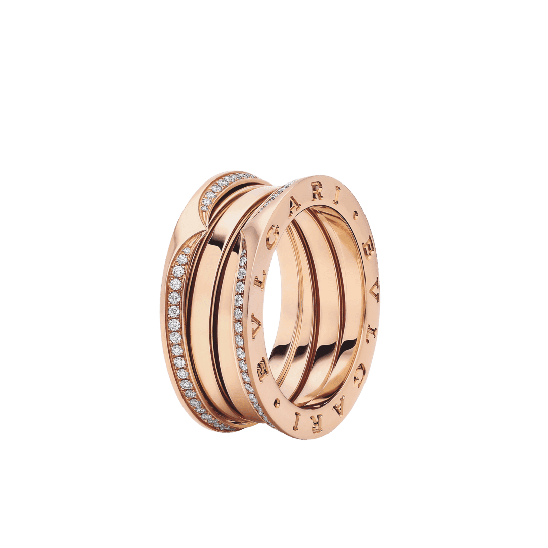 B.zero1 Ring — Rose gold, diamonds — AN859441