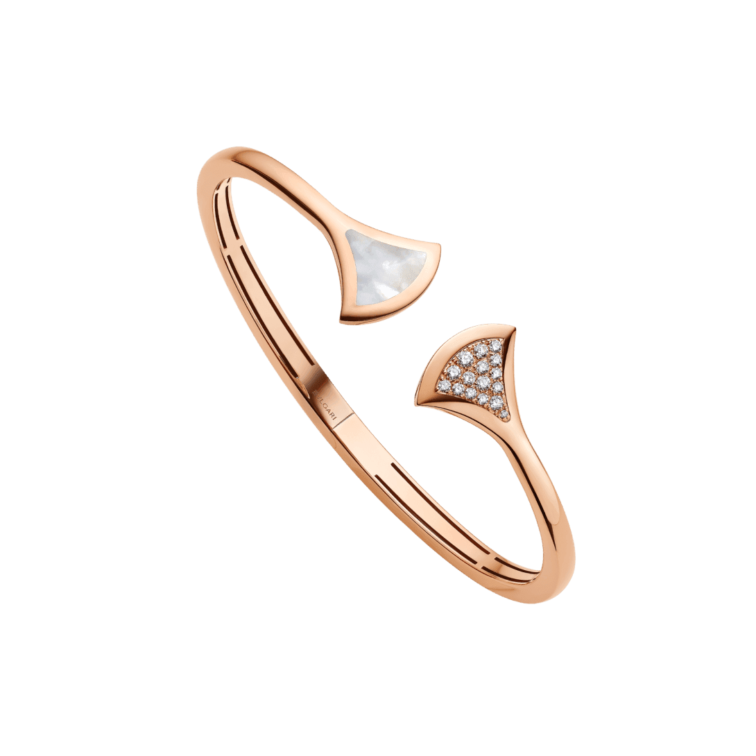 DIVAS’ DREAM Bracelet — Rose gold, diamonds, mother of pearl — BR858680