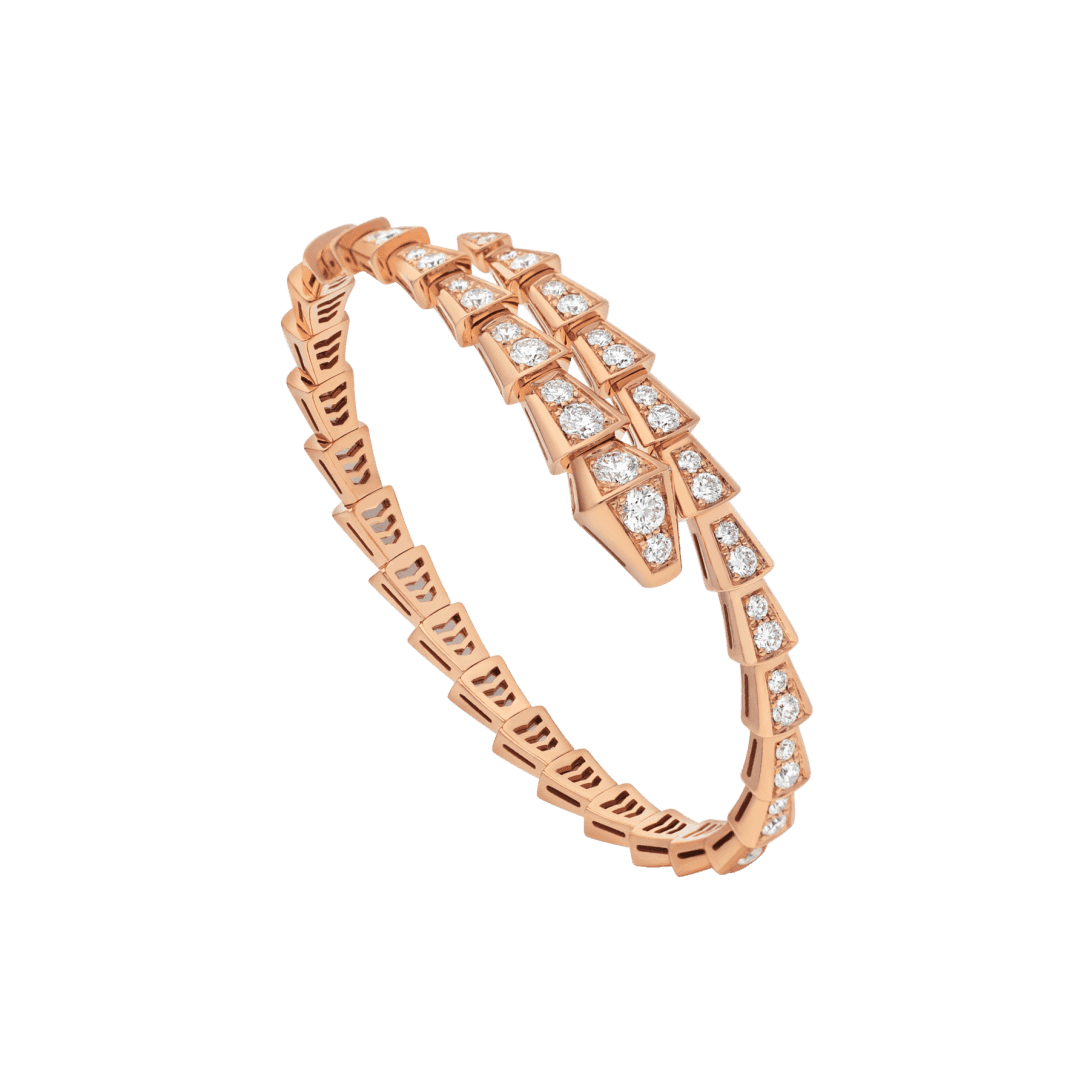 Serpenti Viper Bracelet — Rose gold, diamonds — BR860191