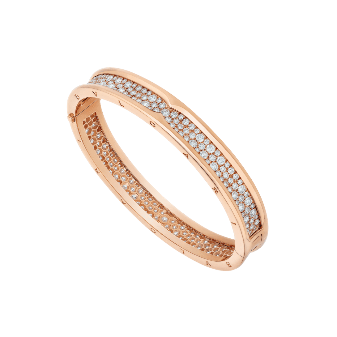 B.zero1 Bracelet — Rose gold, diamonds — BR860173