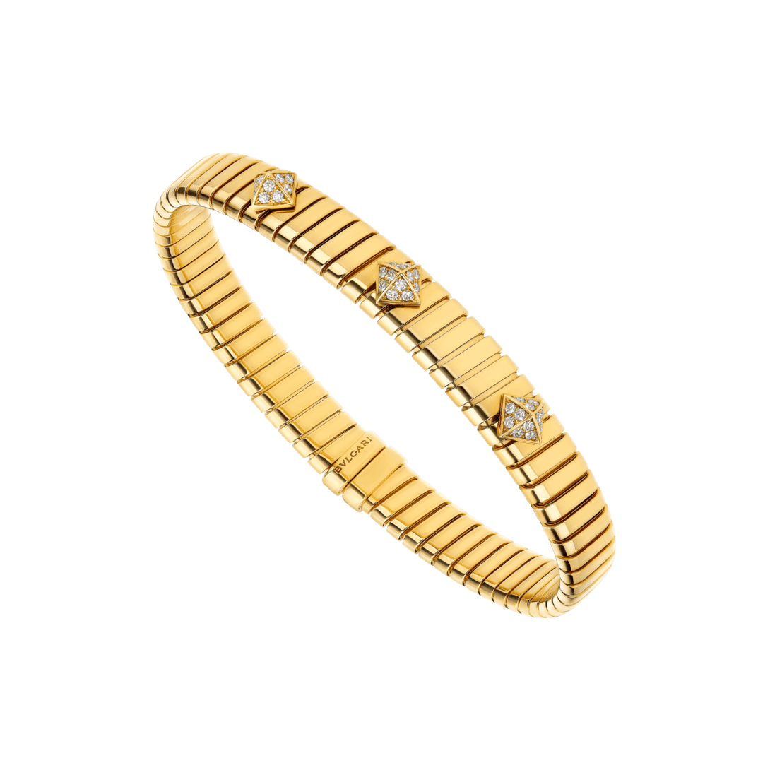Bvlgari Tubogas Bracelet — Yellow gold — BR860071