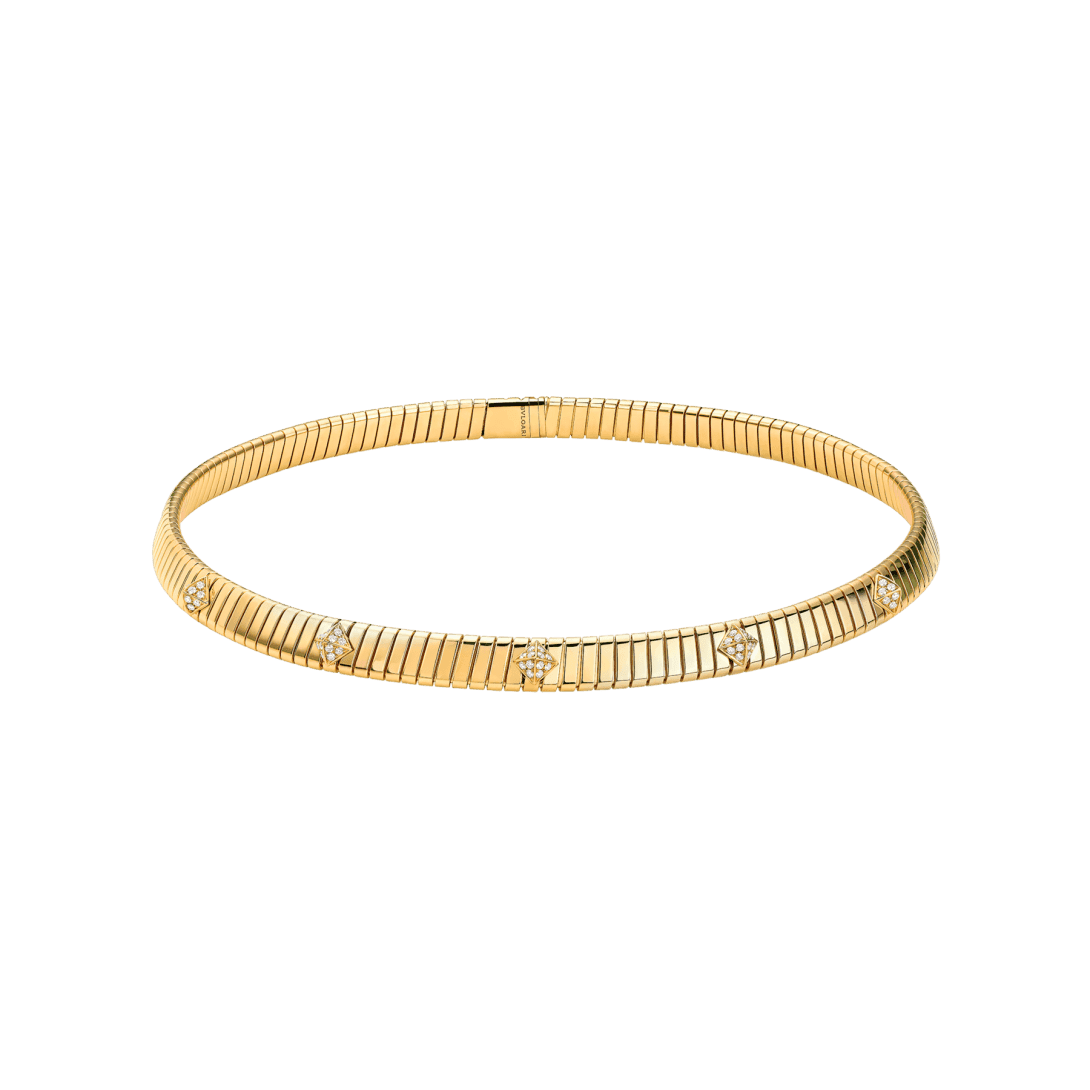 Bvlgari Tubogas Necklace — Yellow gold — CL860067