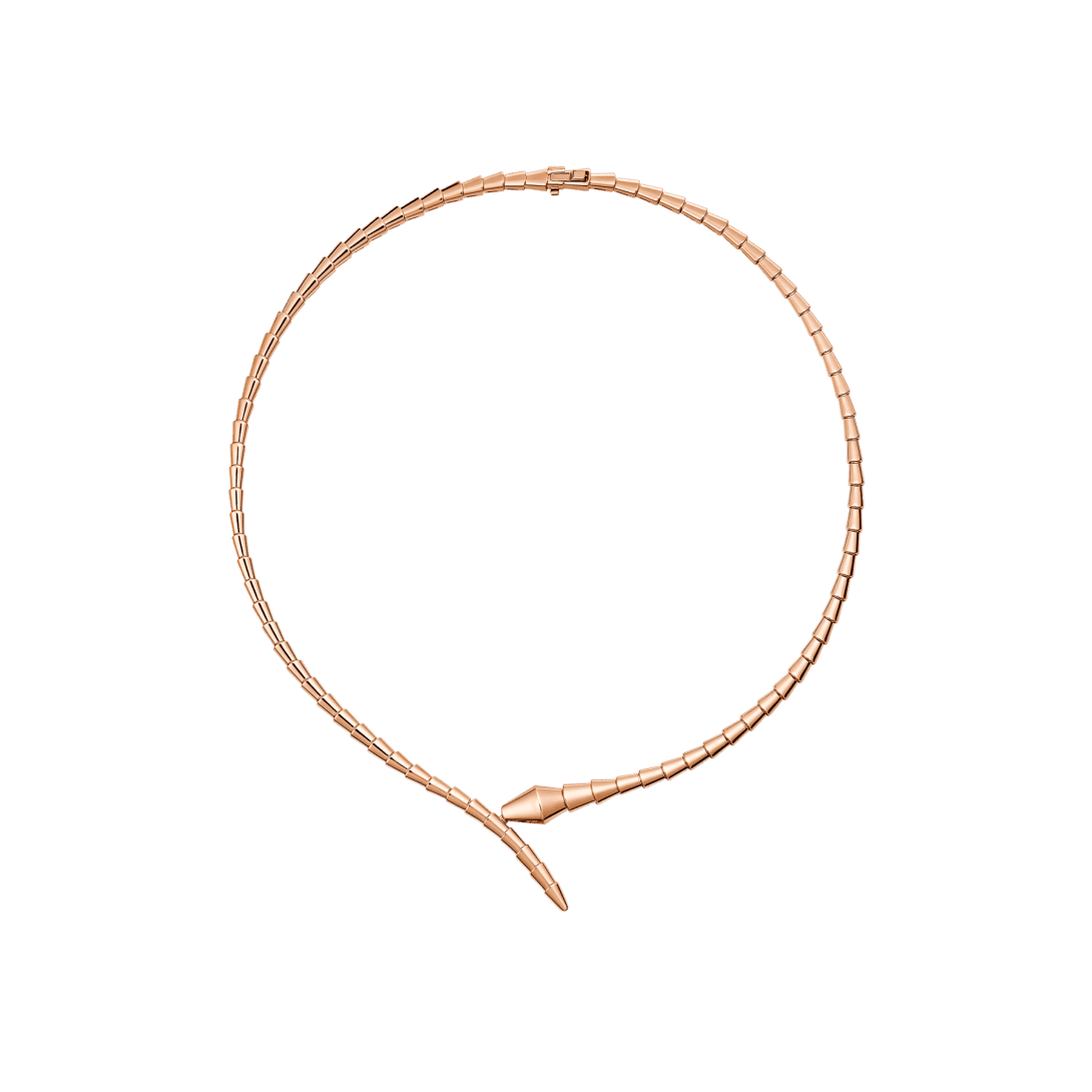 Serpenti Viper Necklace — Rose gold — CL859776