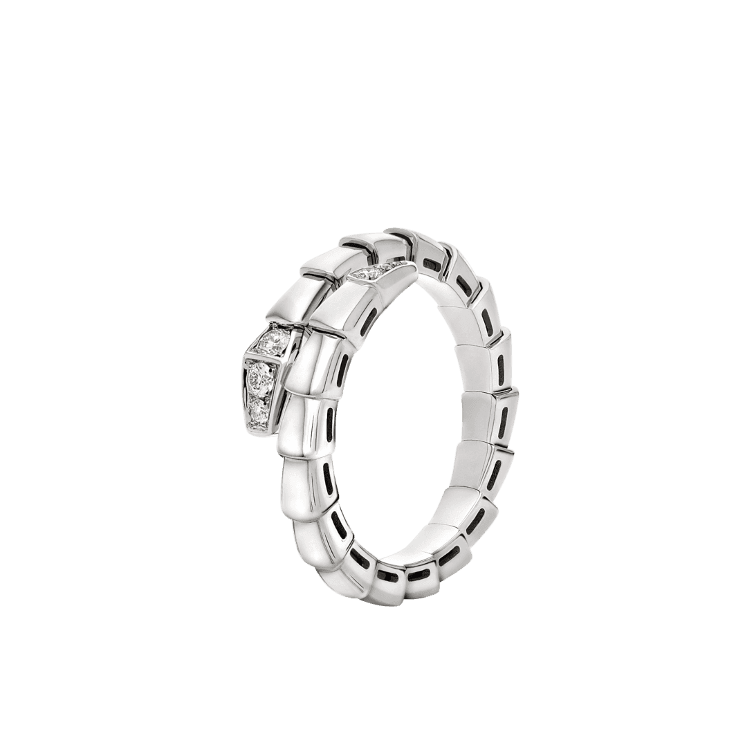 Serpenti Viper Ring — White gold — AN859915