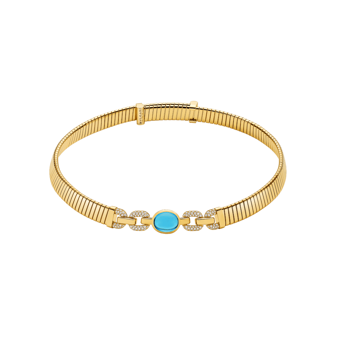 Bvlgari Tubogas Necklace — Yellow gold — CL860533