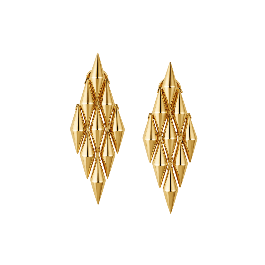 Vimini Earrings — Yellow gold — OR860661