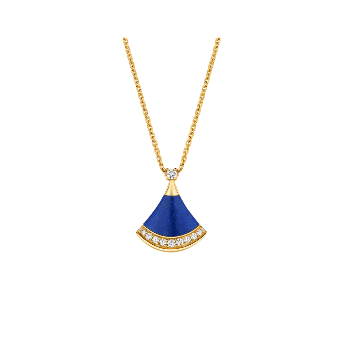 DIVAS’ DREAM Necklace — Yellow gold, lapis lazuli — CL860660