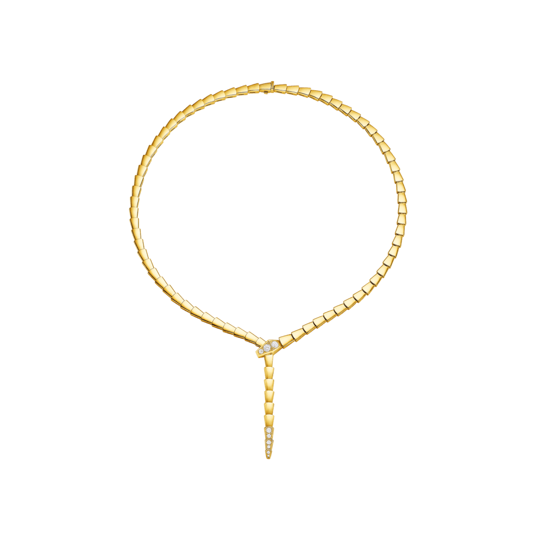Serpenti Viper Necklace — Yellow gold — CL860659