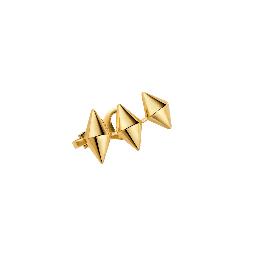 Vimini Single Earring — Yellow gold — OR860744