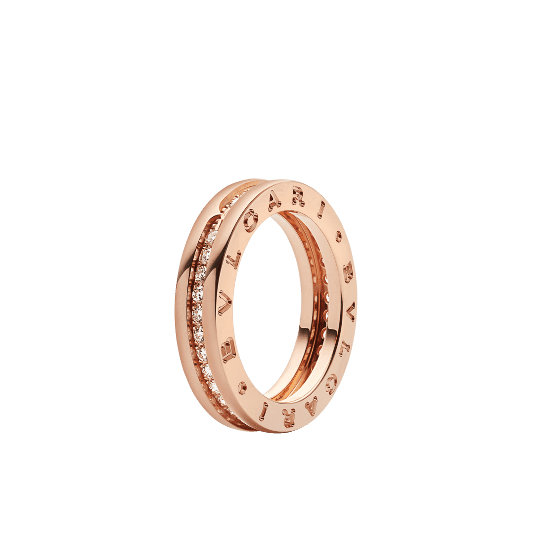 B.zero1 Ring — Rose gold, diamonds — AN854461