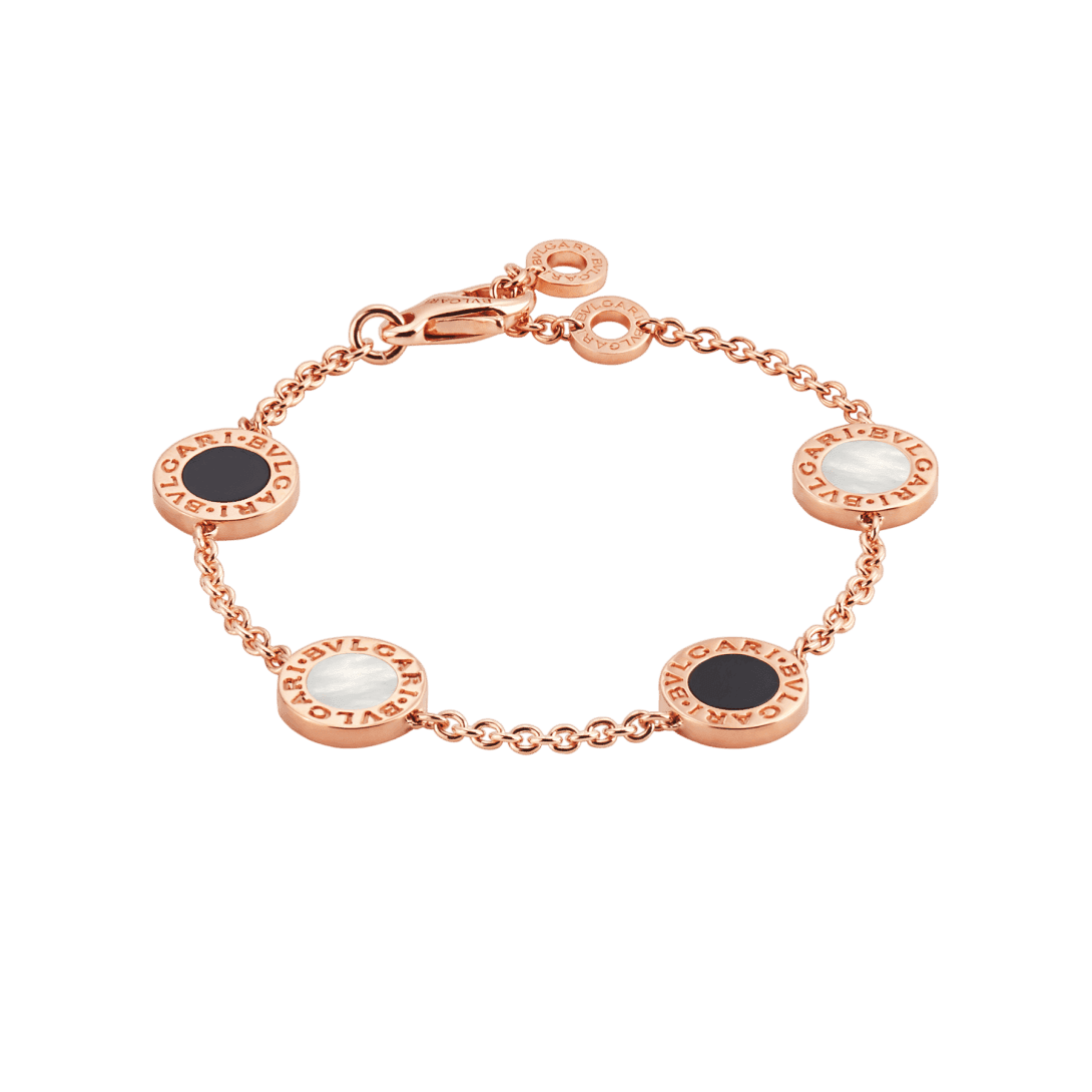 BVLGARI BVLGARI Bracelet — Rose gold, mother of pearl, onyx — BR857243