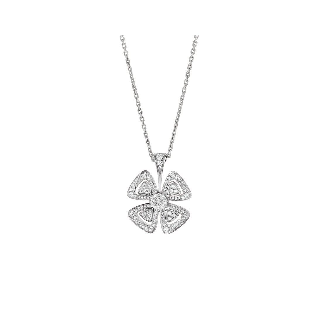 Fiorever Necklace — White gold, diamonds — CL858134