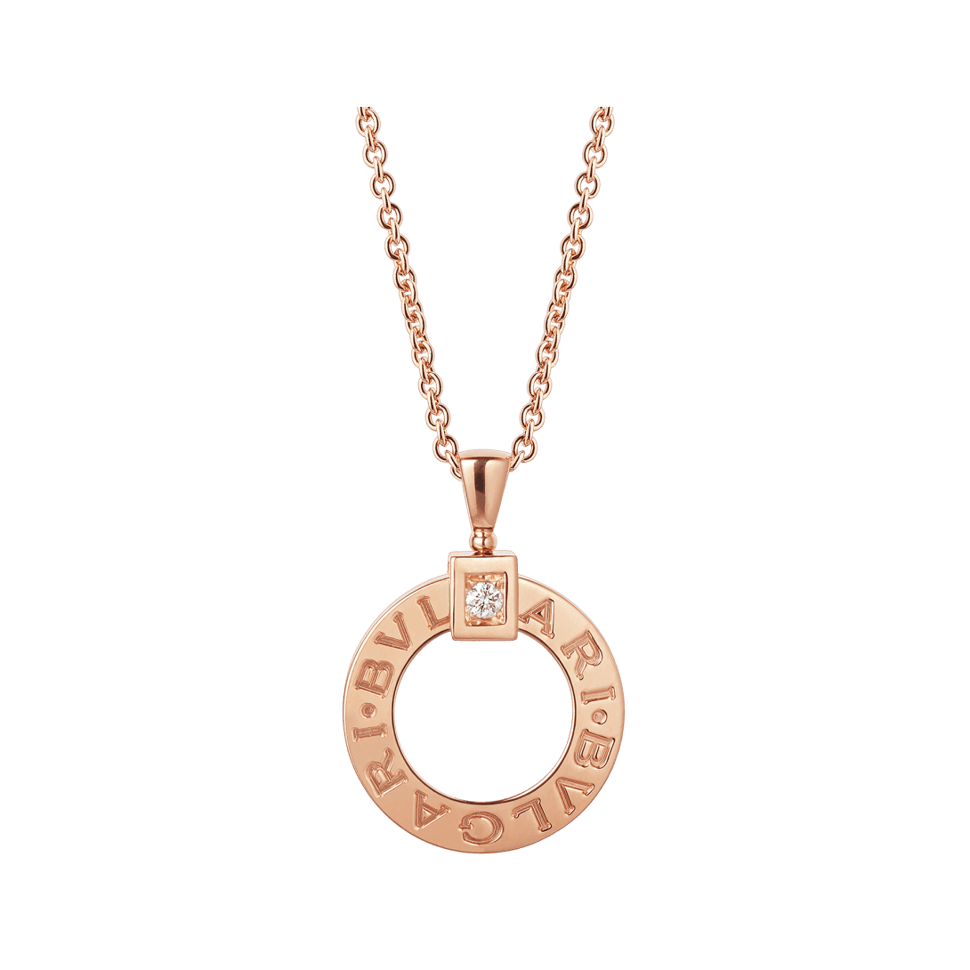 BVLGARI BVLGARI Necklace — Rose gold, diamonds — CL854894
