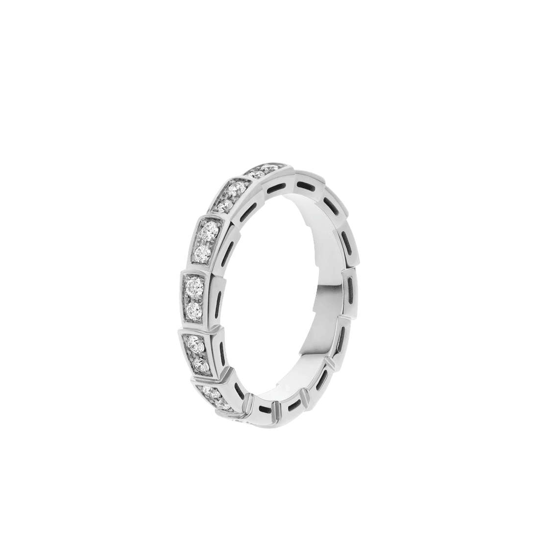 Serpenti Viper Ring — White gold, diamonds — AN856949