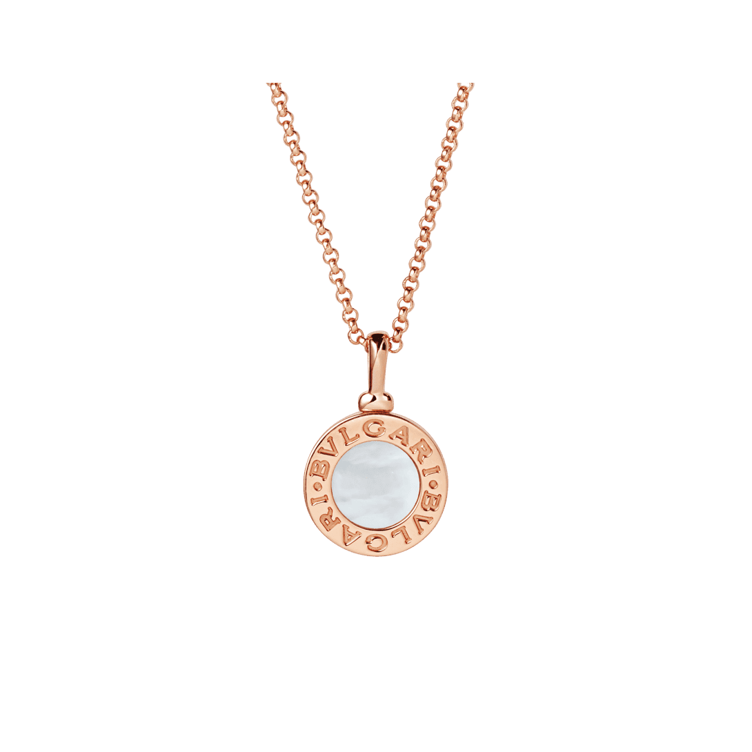 BVLGARI BVLGARI Necklace — Rose gold, mother of pearl — CL857198