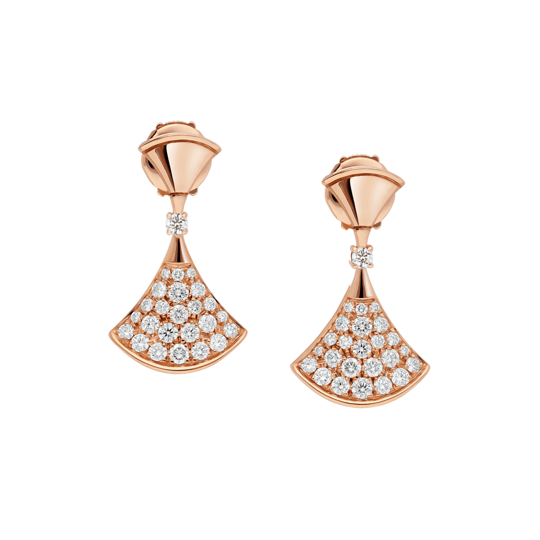 DIVAS’ DREAM Earrings — Rose gold, diamonds — OR857324