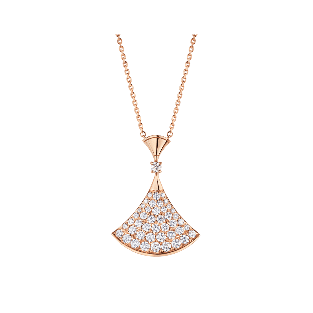 DIVAS’ DREAM Necklace — Rose gold, diamonds — CL856966