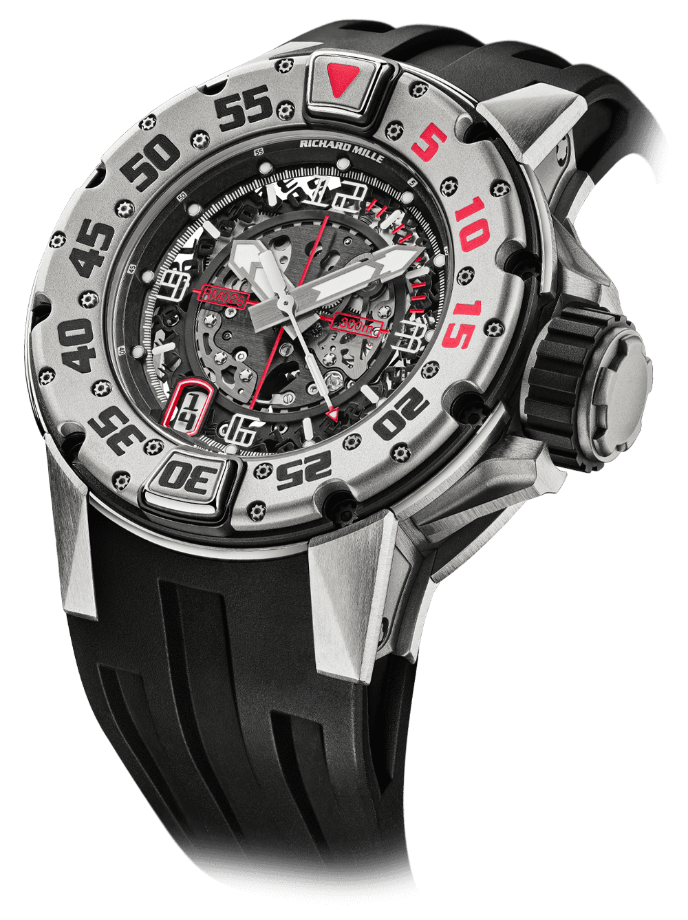 Automatic Winding RM 028 — Automatic winding movement with hours, minutes, central seconds, date and variable-geometry rotor